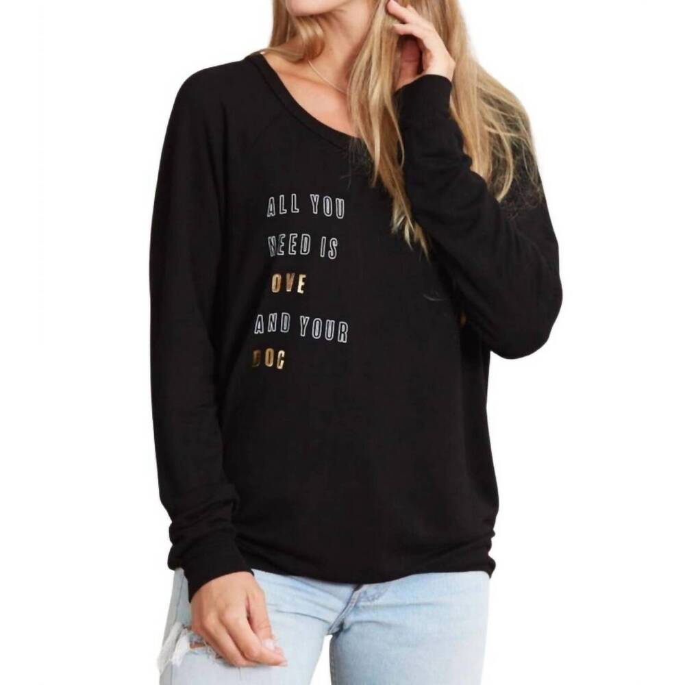 NEW GOOD HYOUMAN long sleeve sweater in black